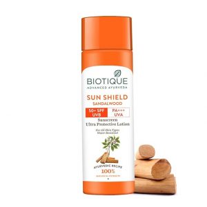 Biotique Sun Shield Sandalwood Ultra Protective Lotion 50+ SPF