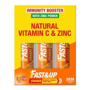 Fast&Up Charge Natural Vitamin C and Zinc for Immunity Booster