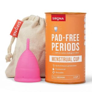 Sirona Pad-Free Reusable Menstrual Cups