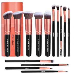 BS-MALL Eye Shadows Makeup Brushes 14 Pcs Brush Set