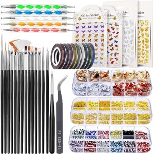 MAYCREATE 3D Nail Art Stamping Kit