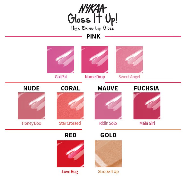 Nykaa Gloss it Up! High Shine Lip Gloss