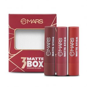 MARS Matte Box Set of 3 Lipsticks