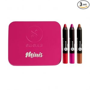 SUGAR Cosmetics Matte As Hell Mini Crayon Lipstick Sets