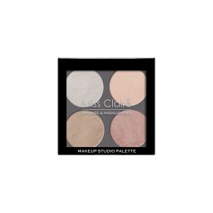 Miss Claire Bronze & Highlighter Makeup Studio Palette