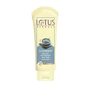 Lotus Herbals Claywhite Black Clay Face Pack