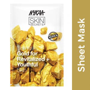 Nykaa Skin Secrets Exotic Indulgence Gold Sheet Mask