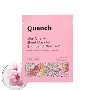 QUENCH Mon Cherry Sheet Mask