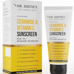 Dr. Sheth's Ceramide & Vitamin C Sunscreen SPF 50+ PA+++