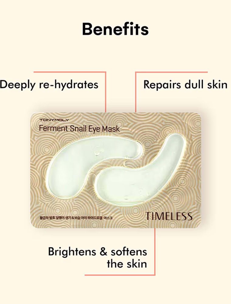 TONYMOLY Timeless Ferment Snail Eye Mask