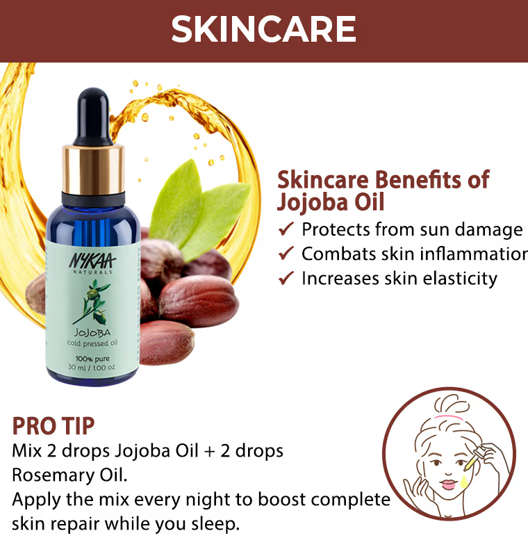 Nykaa Naturals Jojoba Cold Pressed Face Oil