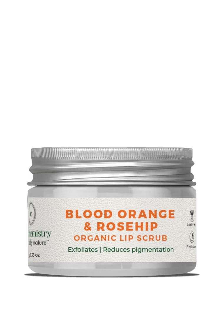 Juicy Chemistry Blood Orange & Rosehip Organic Lip Scrub