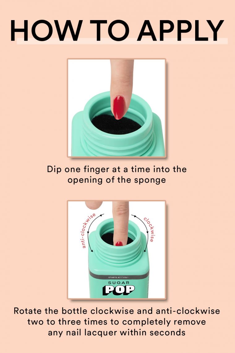 SUGAR POP Dip & Twist Nail Lacquer Remover