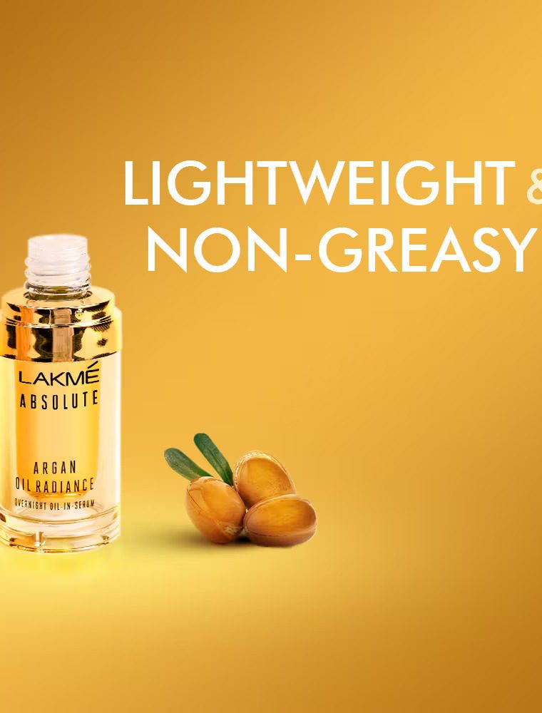 Lakme Absolute Argan Oil Radiance Overnight Oil In Serum