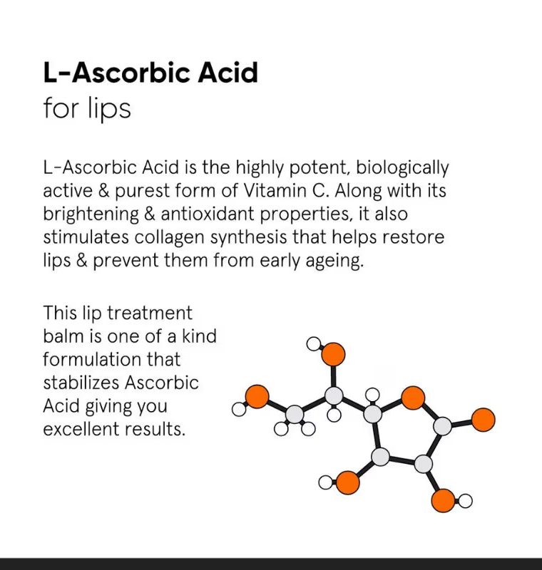 Minimalist 8% L-Ascorbic Acid Lip Treatment Balm