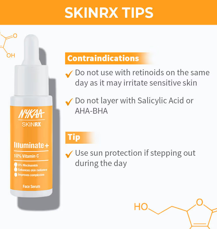 Nykaa SkinRX 10% Vitamin C Face Serum